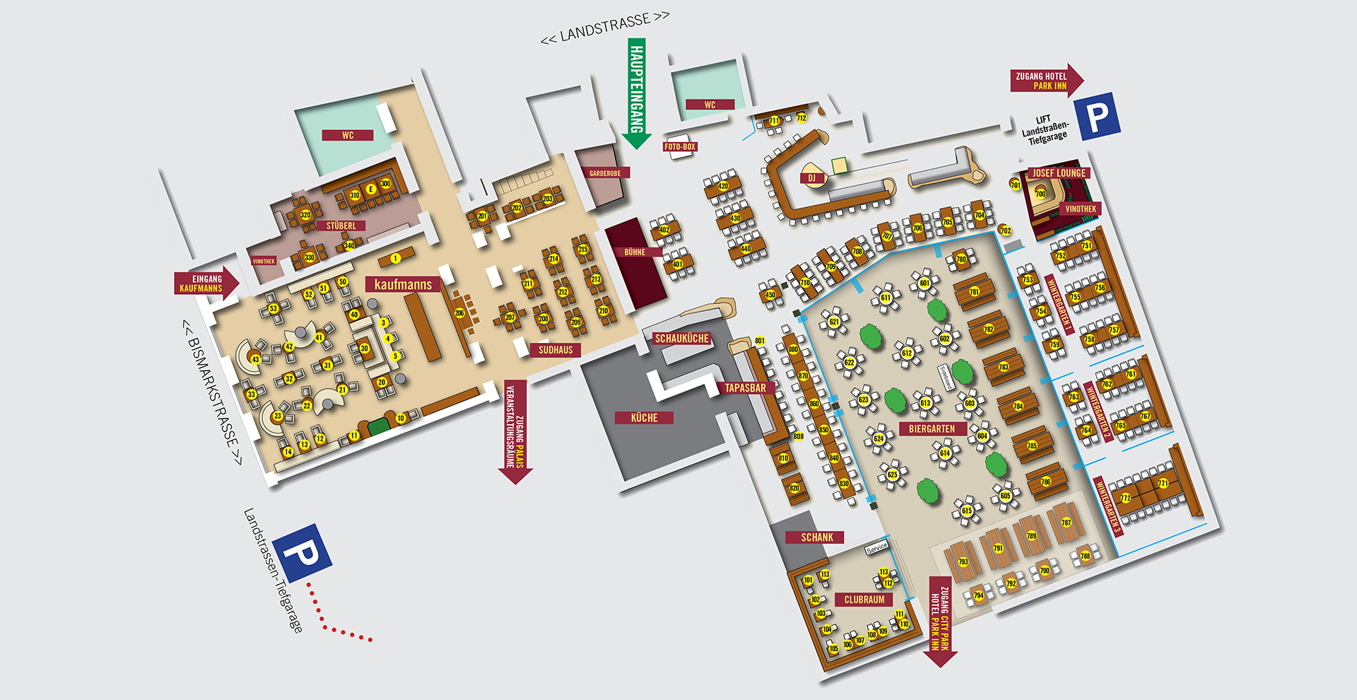Josef Location-Plan