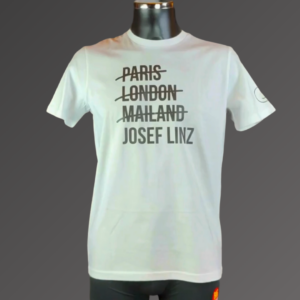 T-Shirt - Paris London Mailand - Josef Linz - schwarz
