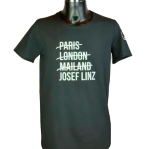 T-Shirt - Paris London Mailand - Josef Linz - weiss