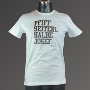 T-Shirt - Pfiff Seiterl Halbe - schwarz