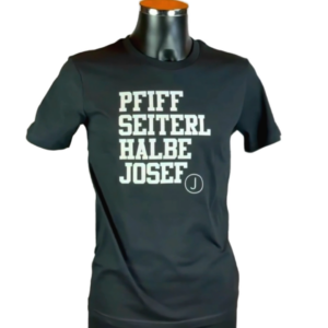 T-Shirt - Pfiff Seiterl Halbe - weiss