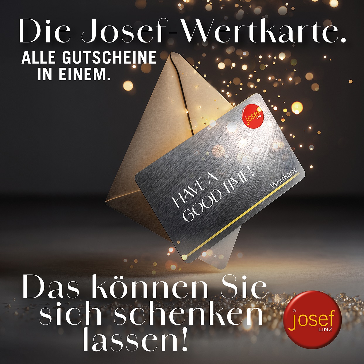 Die Josef-Wertkarte. Alle Gutscheine in einem.